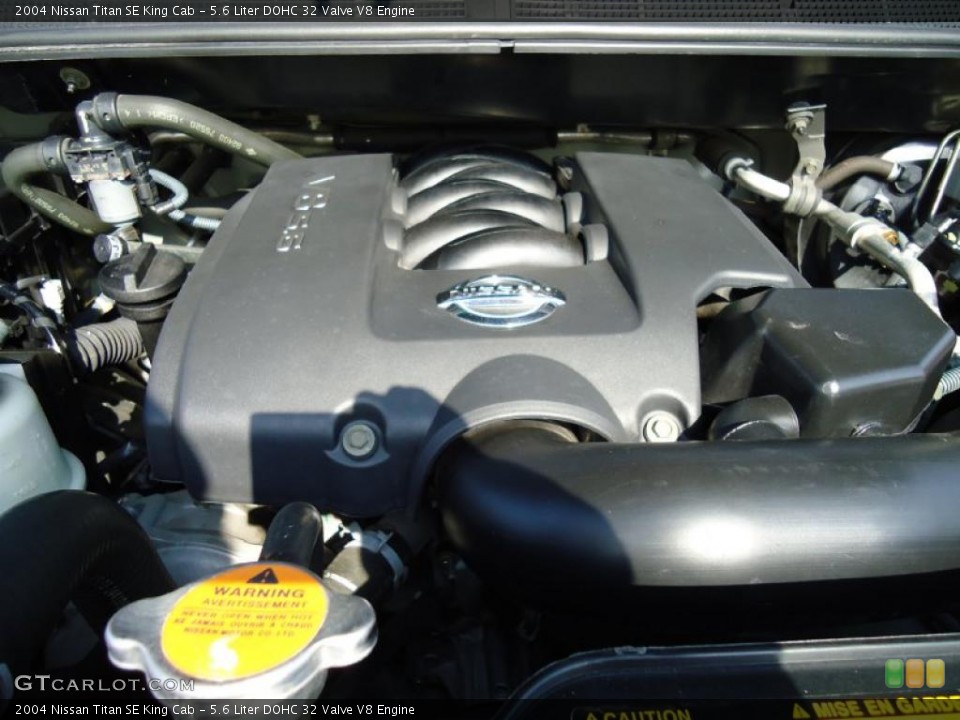 5.6 Liter DOHC 32 Valve V8 Engine for the 2004 Nissan Titan #39193435