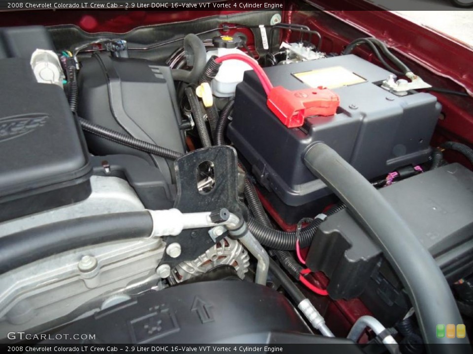 2.9 Liter DOHC 16-Valve VVT Vortec 4 Cylinder Engine for the 2008 Chevrolet Colorado #39193945