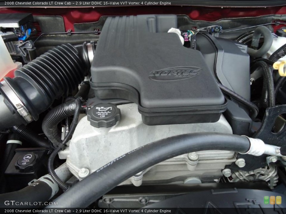 2.9 Liter DOHC 16-Valve VVT Vortec 4 Cylinder Engine for the 2008 Chevrolet Colorado #39193975