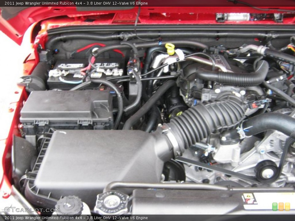 3.8 Liter OHV 12-Valve V6 Engine for the 2011 Jeep Wrangler Unlimited #39207758