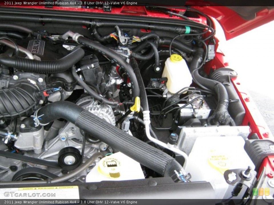 3.8 Liter OHV 12-Valve V6 Engine for the 2011 Jeep Wrangler Unlimited #39207774