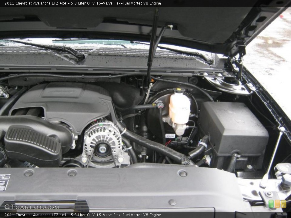 5.3 Liter OHV 16-Valve Flex-Fuel Vortec V8 Engine for the 2011 Chevrolet Avalanche #39210270