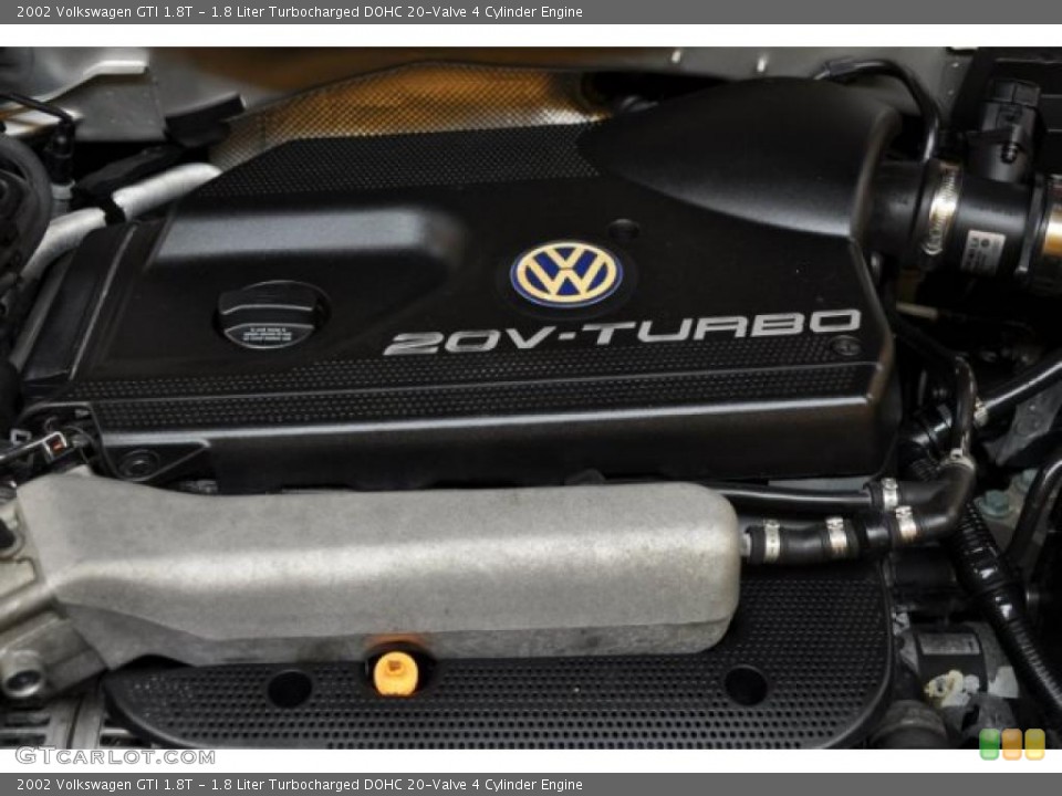 1.8 Liter Turbocharged DOHC 20-Valve 4 Cylinder Engine for the 2002 Volkswagen GTI #39211534