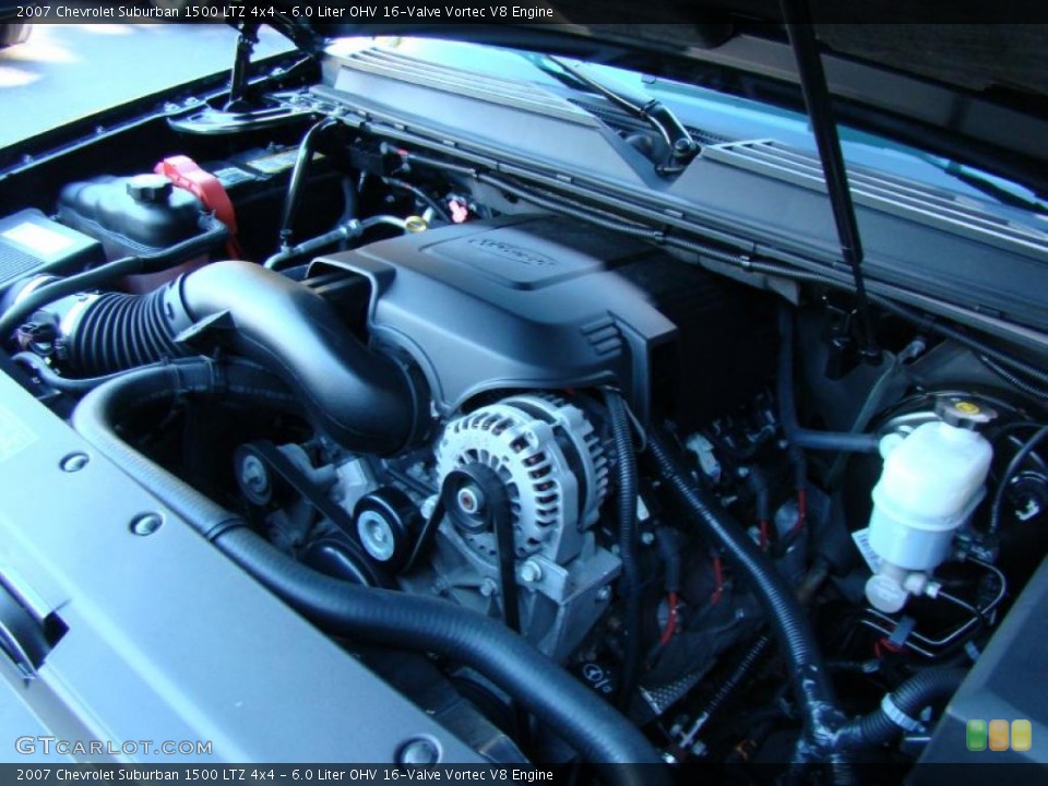 6.0 Liter OHV 16-Valve Vortec V8 Engine for the 2007 Chevrolet Suburban #39218262