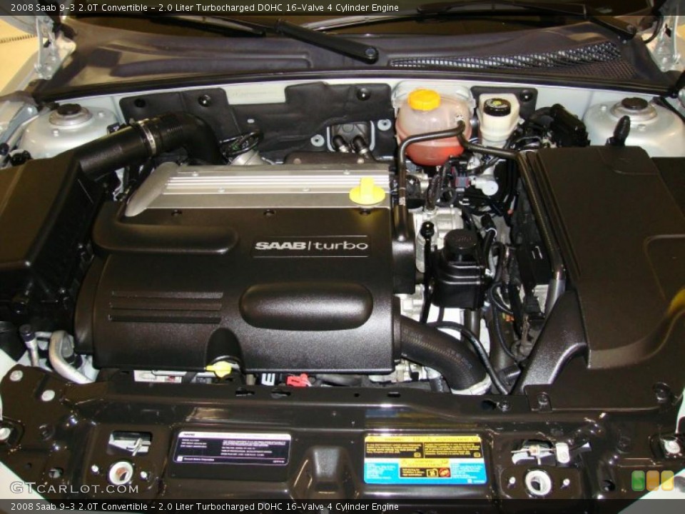 2.0 Liter Turbocharged DOHC 16-Valve 4 Cylinder Engine for the 2008 Saab 9-3 #39222714
