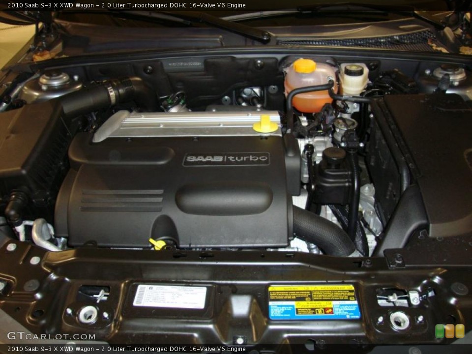 2.0 Liter Turbocharged DOHC 16-Valve V6 Engine for the 2010 Saab 9-3 #39224350