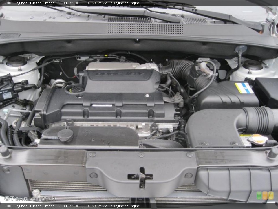 2.0 Liter DOHC 16-Valve VVT 4 Cylinder Engine for the 2008 Hyundai Tucson #39227710
