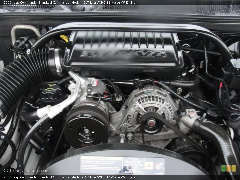 3.7 Liter SOHC 12-Valve V6 Engine for the 2006 Jeep Commander #39231334
