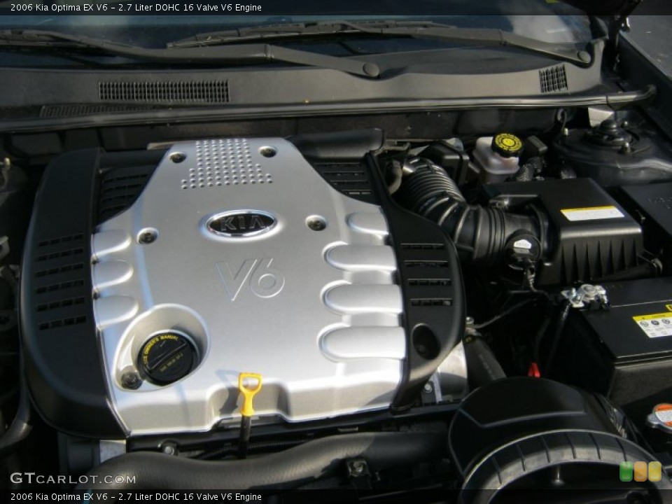 2.7 Liter DOHC 16 Valve V6 Engine for the 2006 Kia Optima #39236077