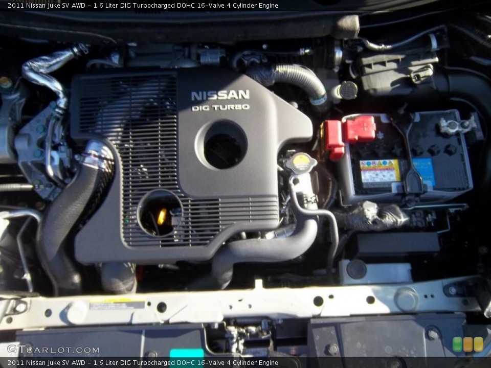 1.6 Liter DIG Turbocharged DOHC 16-Valve 4 Cylinder Engine for the 2011 Nissan Juke #39236399