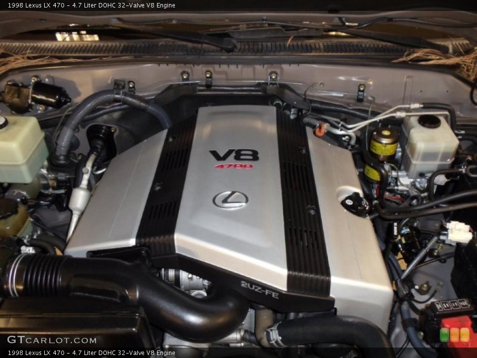 4.7 Liter DOHC 32-Valve V8 1998 Lexus LX Engine