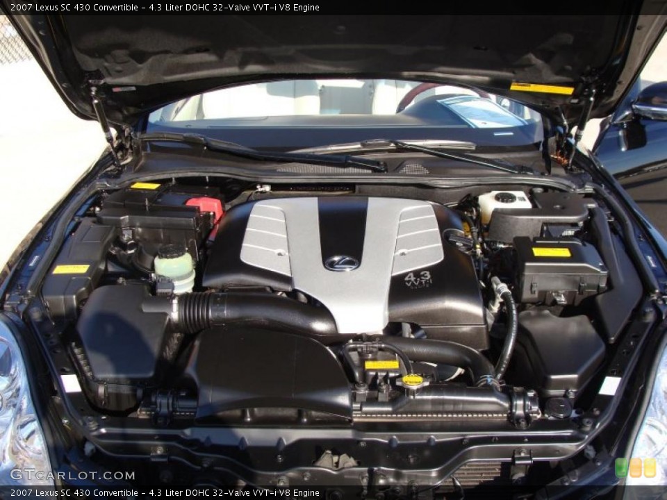 4.3 Liter DOHC 32-Valve VVT-i V8 Engine for the 2007 Lexus SC #39245207