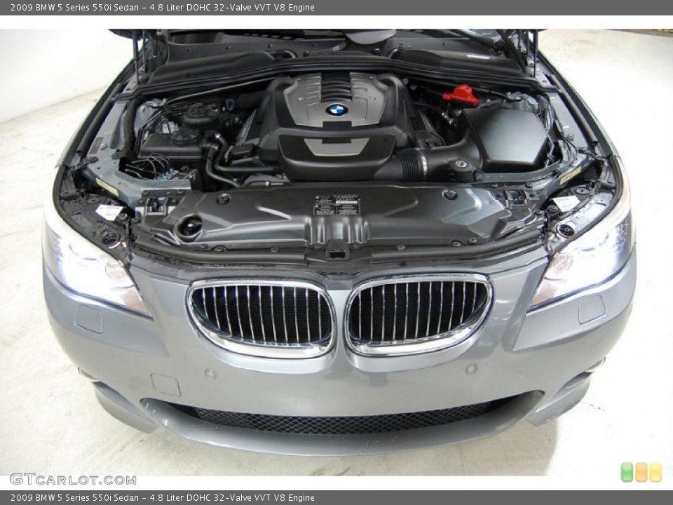 4.8 Liter DOHC 32-Valve VVT V8 Engine for the 2009 BMW 5 Series #39247827