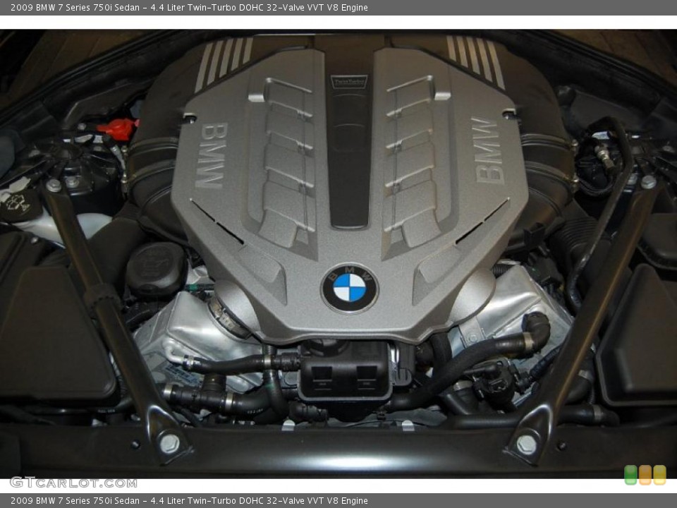 4.4 Liter Twin-Turbo DOHC 32-Valve VVT V8 Engine for the 2009 BMW 7 Series #39248267