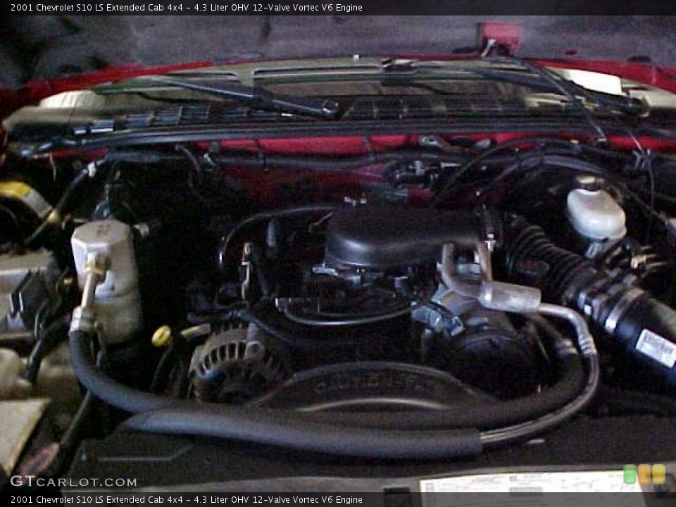4.3 Liter OHV 12-Valve Vortec V6 Engine for the 2001 Chevrolet S10 #39262151
