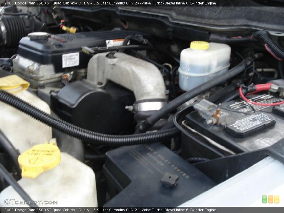 5.9 Liter Cummins OHV 24-Valve Turbo-Diesel Inline 6 Cylinder Engine for the 2003 Dodge Ram 3500 #39269187