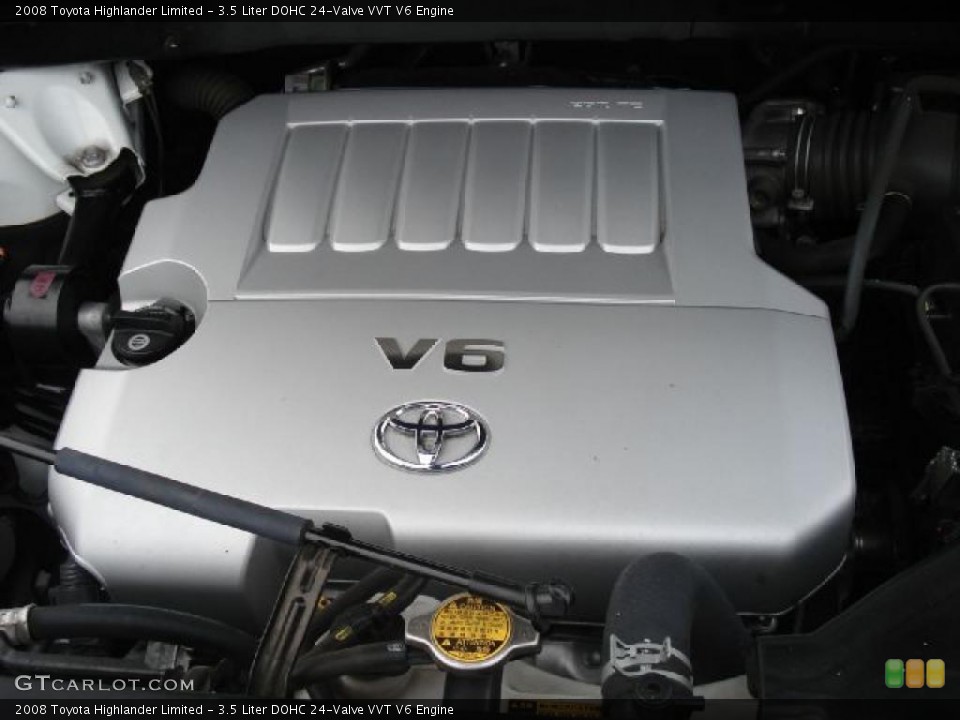 3.5 Liter DOHC 24-Valve VVT V6 Engine for the 2008 Toyota Highlander #39271491