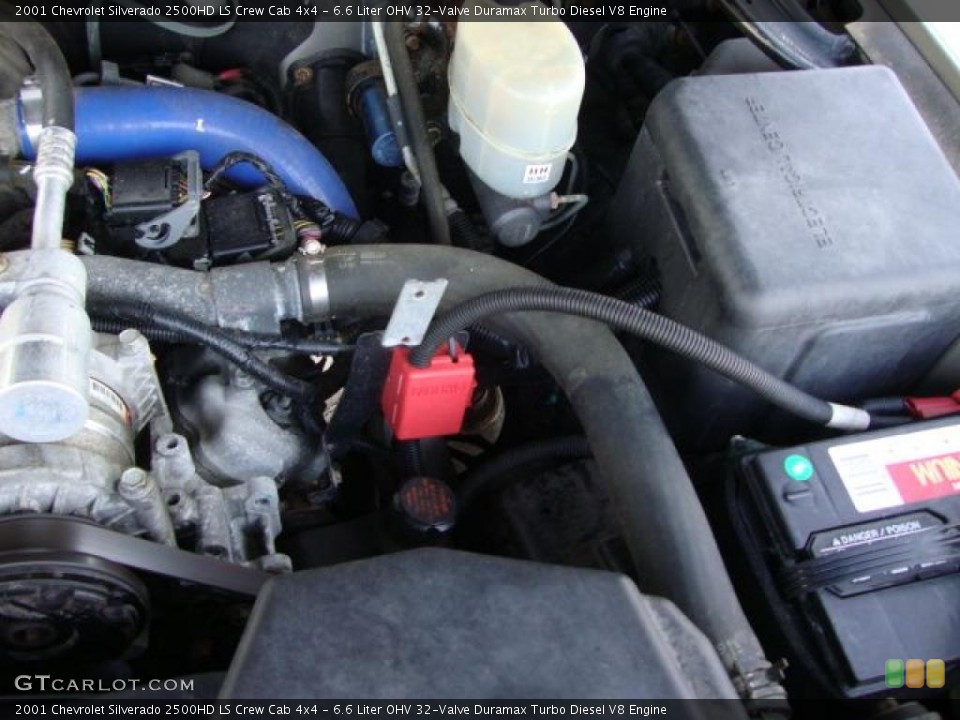 6.6 Liter OHV 32-Valve Duramax Turbo Diesel V8 Engine for the 2001 Chevrolet Silverado 2500HD #39273615