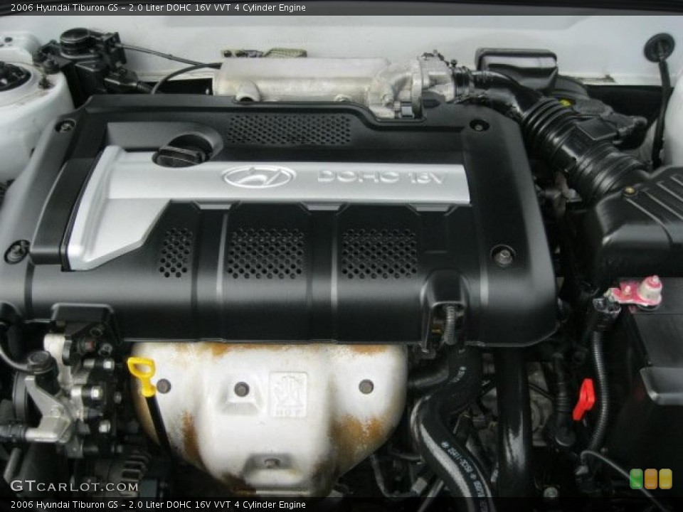 2.0 Liter DOHC 16V VVT 4 Cylinder Engine for the 2006 Hyundai Tiburon #39289747