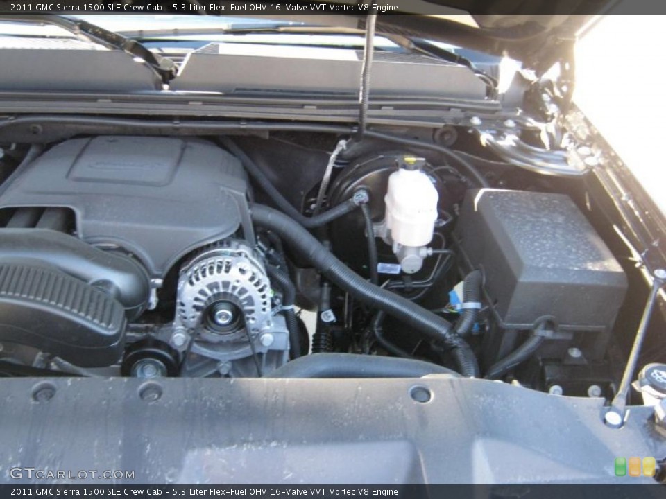 5.3 Liter Flex-Fuel OHV 16-Valve VVT Vortec V8 Engine for the 2011 GMC Sierra 1500 #39307041