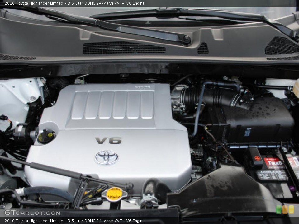 3.5 Liter DOHC 24-Valve VVT-i V6 Engine for the 2010 Toyota Highlander #39310353