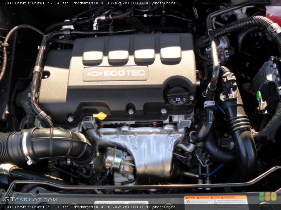 1.4 Liter Turbocharged DOHC 16-Valve VVT ECOTEC 4 Cylinder Engine for the 2011 Chevrolet Cruze #39342188