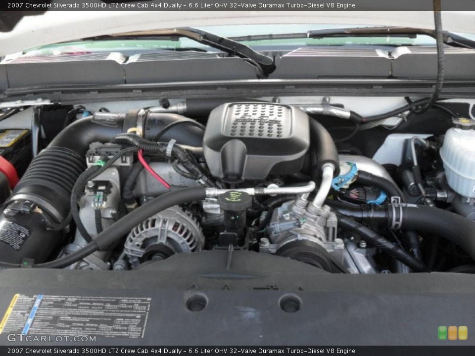 6.6 Liter OHV 32-Valve Duramax Turbo-Diesel V8 Engine for the 2007 Chevrolet Silverado 3500HD #39343904