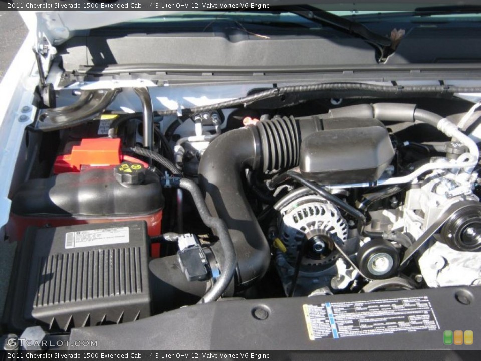 4.3 Liter OHV 12-Valve Vortec V6 Engine for the 2011 Chevrolet Silverado 1500 #39353572