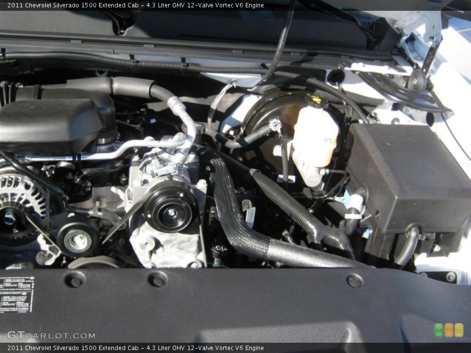 4.3 Liter OHV 12-Valve Vortec V6 Engine for the 2011 Chevrolet Silverado 1500 #39353592