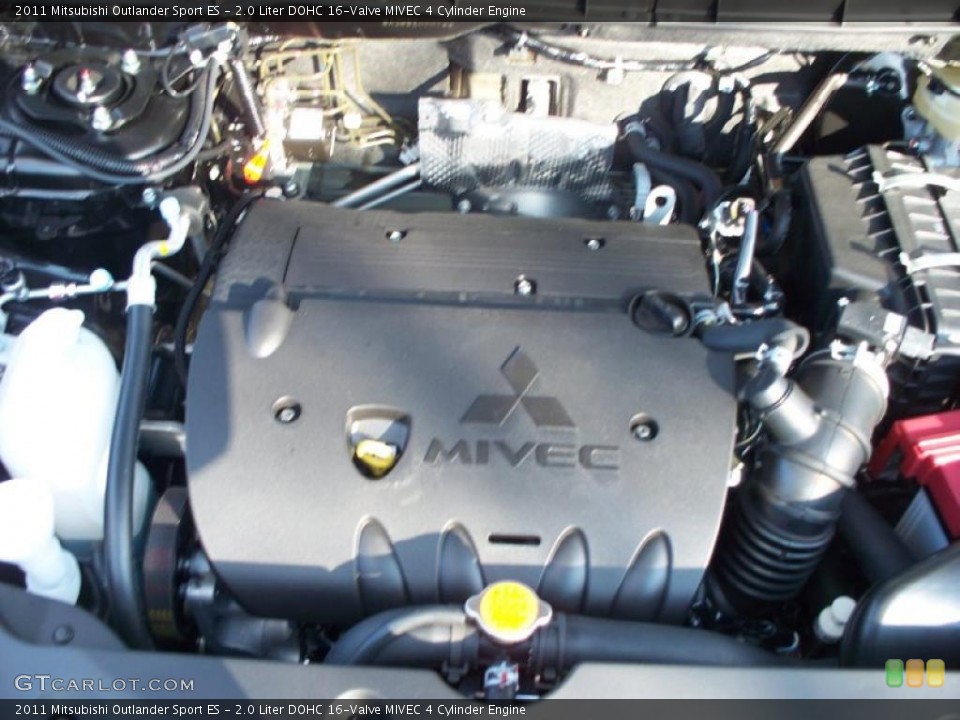 2.0 Liter DOHC 16-Valve MIVEC 4 Cylinder Engine for the 2011 Mitsubishi Outlander Sport #39364924