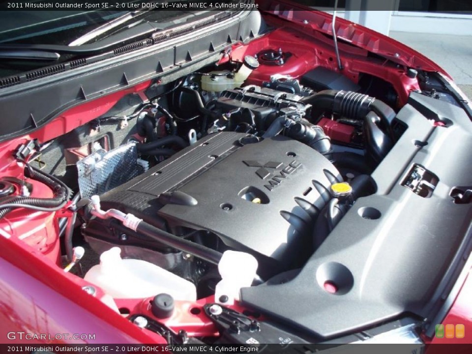 2.0 Liter DOHC 16-Valve MIVEC 4 Cylinder Engine for the 2011 Mitsubishi Outlander Sport #39365492