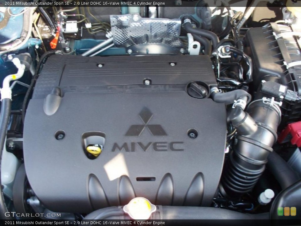 2.0 Liter DOHC 16-Valve MIVEC 4 Cylinder Engine for the 2011 Mitsubishi Outlander Sport #39365996