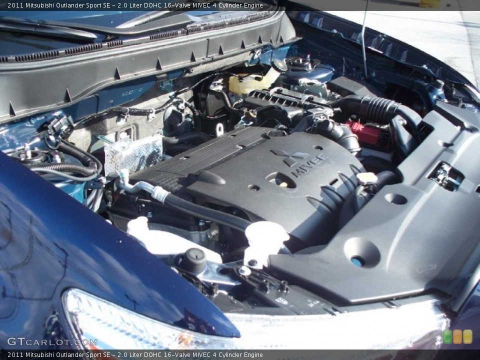 2.0 Liter DOHC 16-Valve MIVEC 4 Cylinder Engine for the 2011 Mitsubishi Outlander Sport #39366012