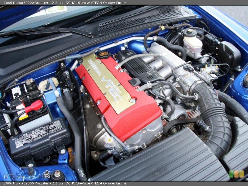2.2 Liter DOHC 16-Valve VTEC 4 Cylinder Engine for the 2006 Honda S2000 #39372338