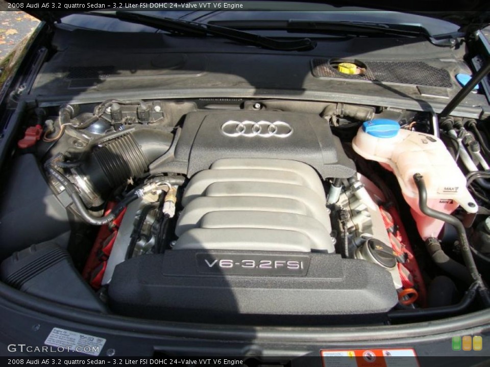 3.2 Liter FSI DOHC 24-Valve VVT V6 Engine for the 2008 Audi A6 #39376918