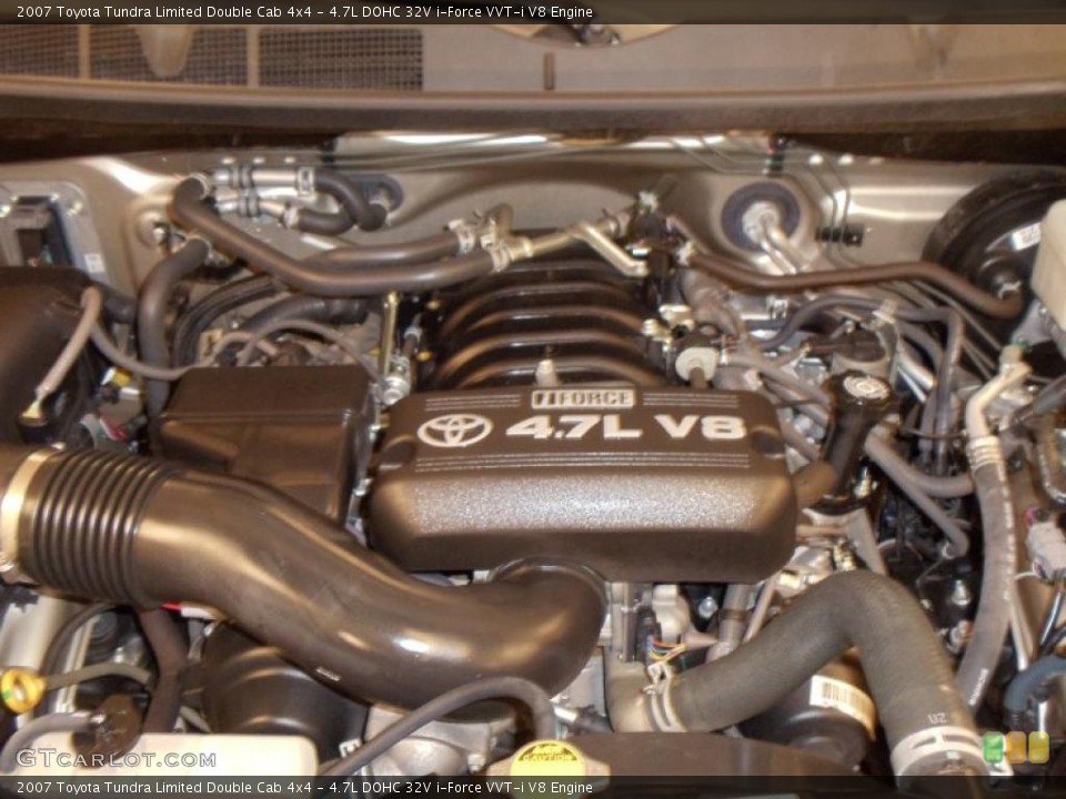 4.7L DOHC 32V i-Force VVT-i V8 2007 Toyota Tundra Engine