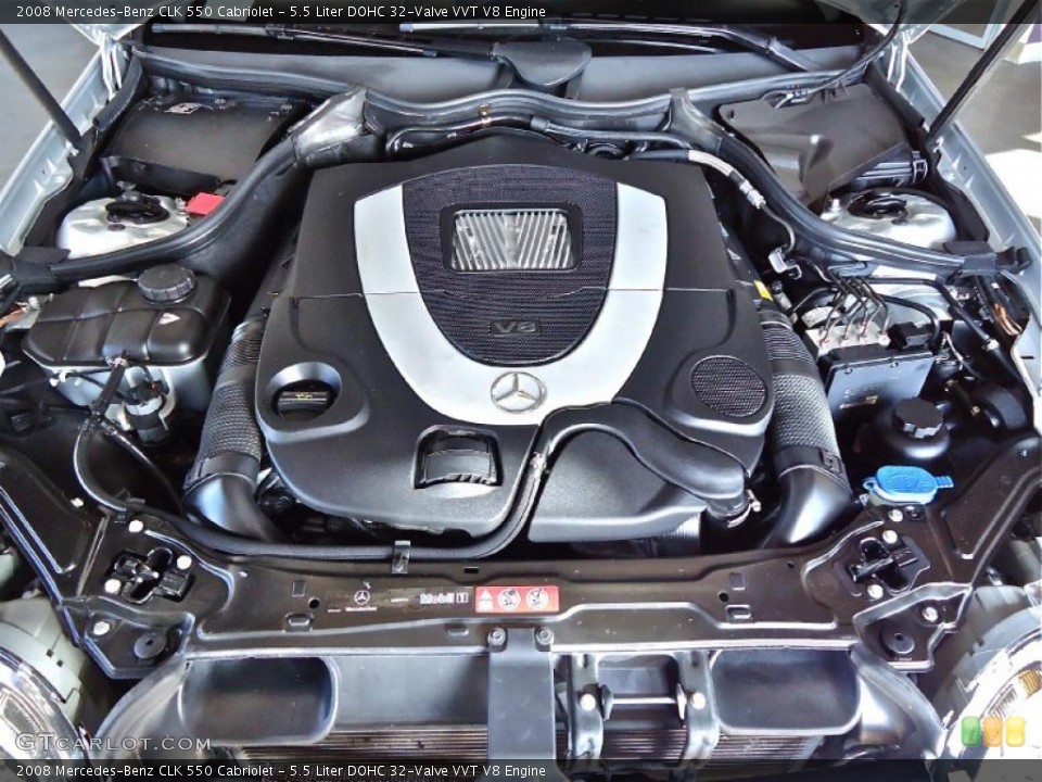 5.5 Liter DOHC 32-Valve VVT V8 Engine for the 2008 Mercedes-Benz CLK #39382049