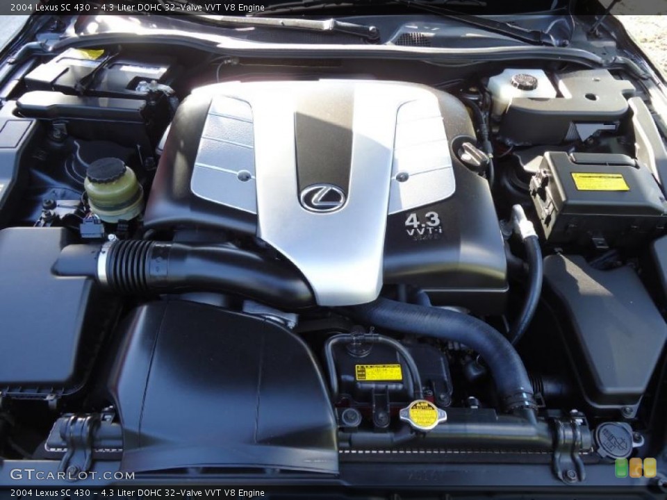 4.3 Liter DOHC 32-Valve VVT V8 Engine for the 2004 Lexus SC #39382869