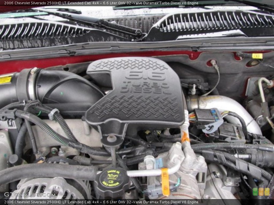 6.6 Liter OHV 32-Valve Duramax Turbo Diesel V8 Engine for the 2006 Chevrolet Silverado 2500HD #39385021