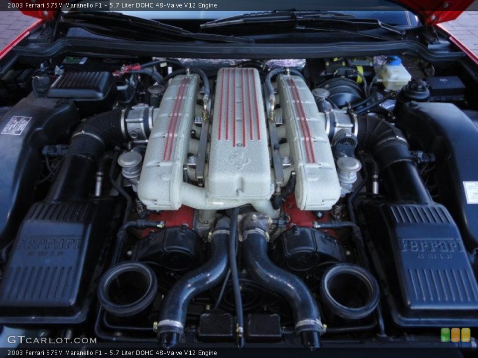 5.7 Liter DOHC 48-Valve V12 Engine for the 2003 Ferrari 575M Maranello #39389797
