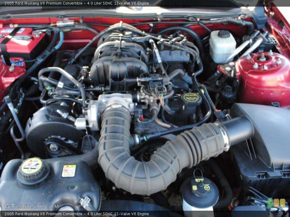 4.0 Liter SOHC 12-Valve V6 Engine for the 2005 Ford Mustang #39395269