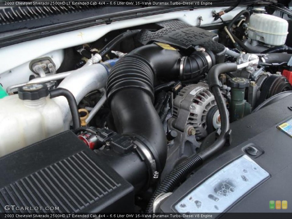 6.6 Liter OHV 16-Valve Duramax Turbo-Diesel V8 Engine for the 2003 Chevrolet Silverado 2500HD #39395649