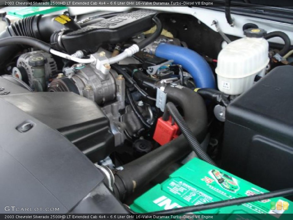 6.6 Liter OHV 16-Valve Duramax Turbo-Diesel V8 Engine for the 2003 Chevrolet Silverado 2500HD #39395681