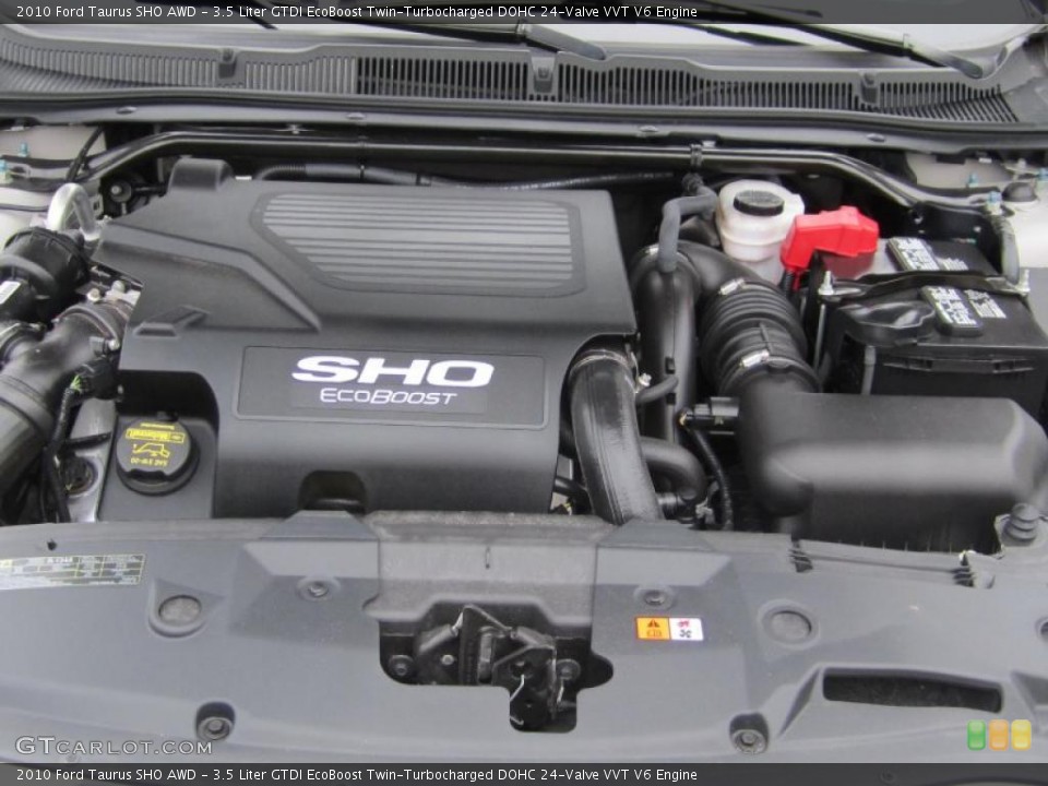 3.5 Liter GTDI EcoBoost Twin-Turbocharged DOHC 24-Valve VVT V6 Engine for the 2010 Ford Taurus #39396217