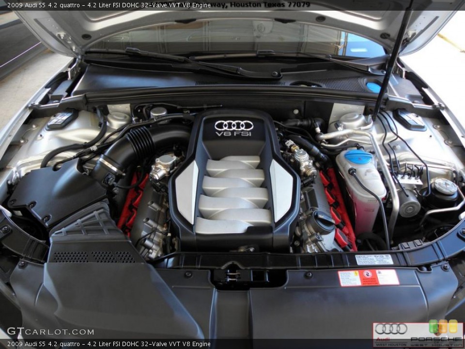 4.2 Liter FSI DOHC 32-Valve VVT V8 Engine for the 2009 Audi S5 #39397161