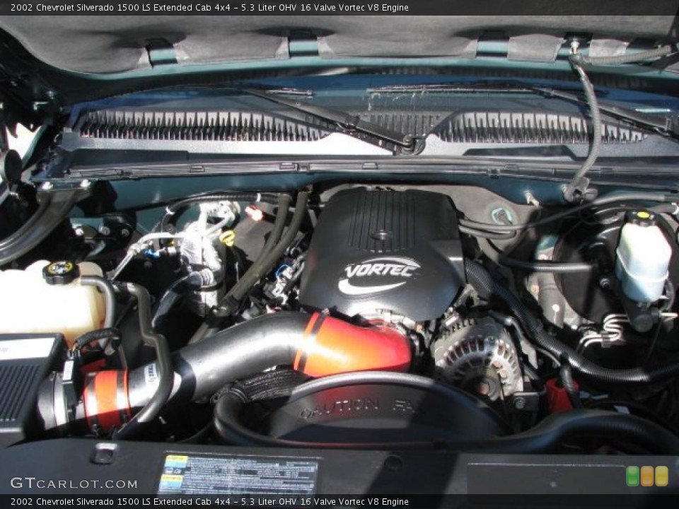 5.3 Liter OHV 16 Valve Vortec V8 Engine for the 2002 Chevrolet Silverado 1500 #39403337