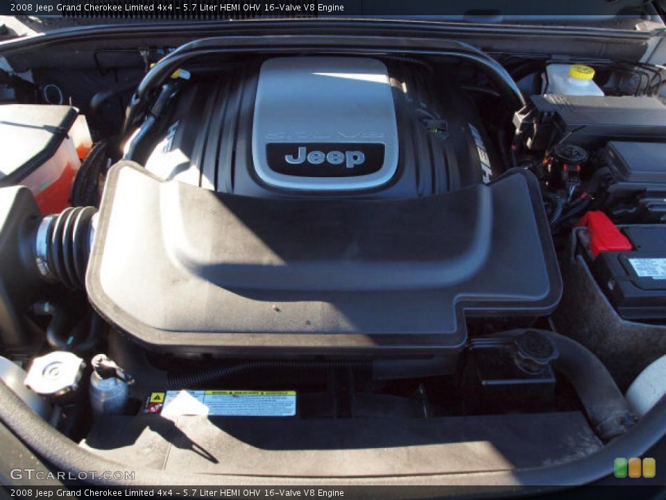 5.7 Liter HEMI OHV 16-Valve V8 Engine for the 2008 Jeep Grand Cherokee #39407501