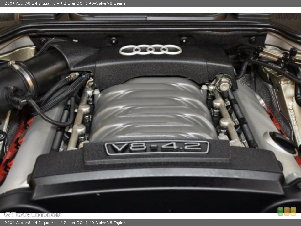 4.2 Liter DOHC 40-Valve V8 Engine for the 2004 Audi A8 #39408593