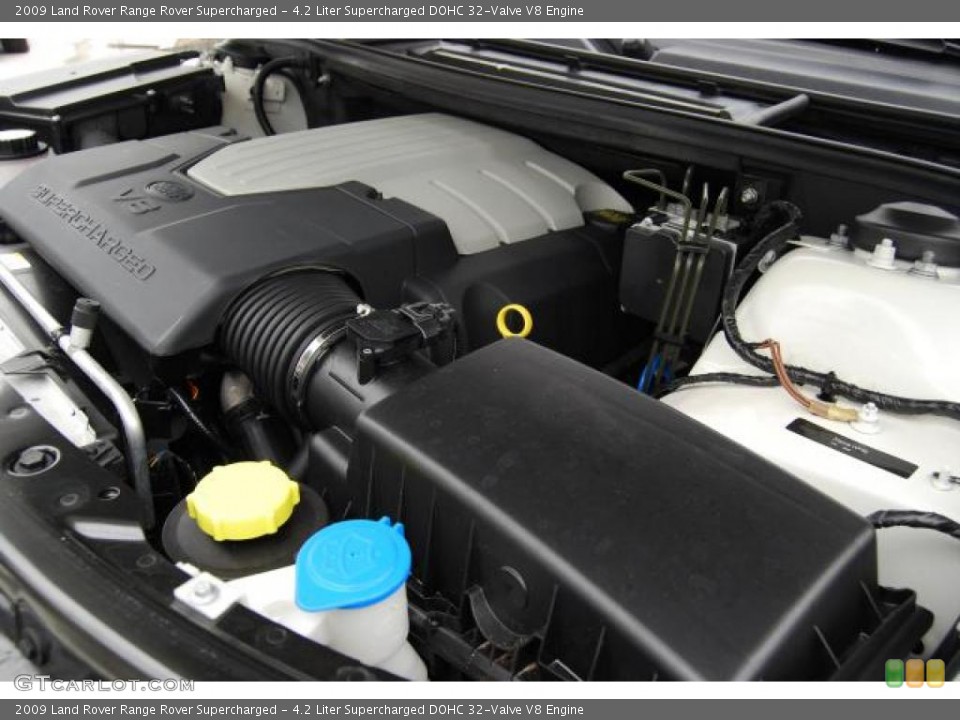 4.2 Liter Supercharged DOHC 32-Valve V8 Engine for the 2009 Land Rover Range Rover #39410781