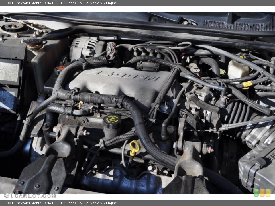 3.4 Liter OHV 12-Valve V6 Engine for the 2001 Chevrolet Monte Carlo #39411425